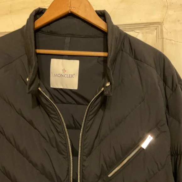 Monclear Gittaz down Biker jacket
